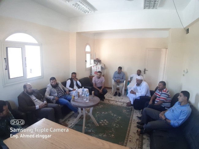 جانب من زيارة النائب خالد أبو خطيب للنوبارية