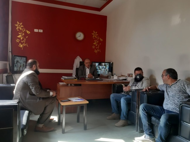 جانب من زيارة النائب خالد أبو خطيب للنوبارية