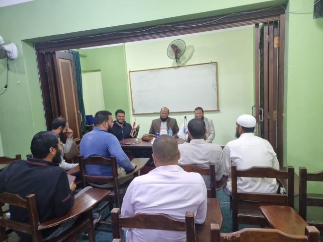 جانب من زيارة النائب خالد أبو خطيب للنوبارية
