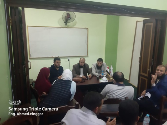 جانب من زيارة النائب خالد أبو خطيب للنوبارية