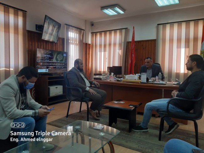 جانب من زيارة النائب خالد أبو خطيب للنوبارية