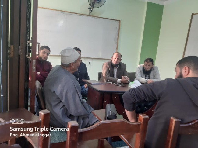جانب من زيارة النائب خالد أبو خطيب للنوبارية