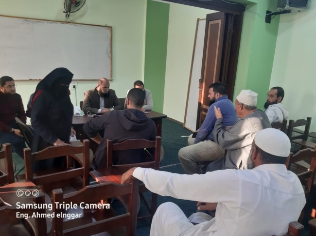 جانب من زيارة النائب خالد أبو خطيب للنوبارية
