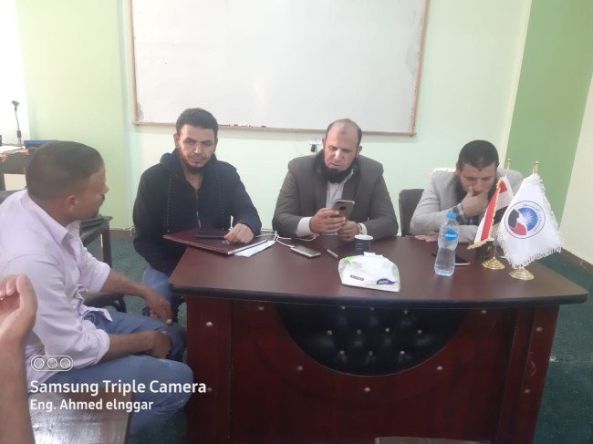 جانب من زيارة النائب خالد أبو خطيب للنوبارية