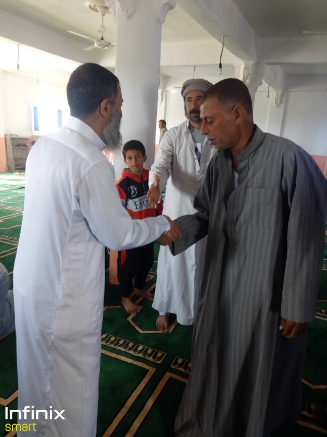 جانب من مشاركة النائب أحمد حمدي في افتتاح المسجد