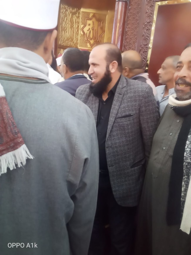 جانب من مشاركة النائب خالد أبوخطيب في افتتاح المسجد