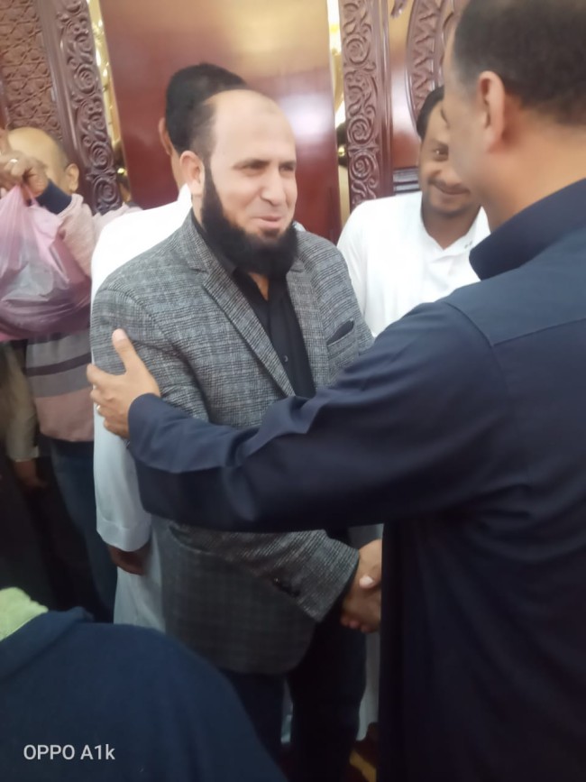 جانب من مشاركة النائب خالد أبوخطيب في افتتاح المسجد