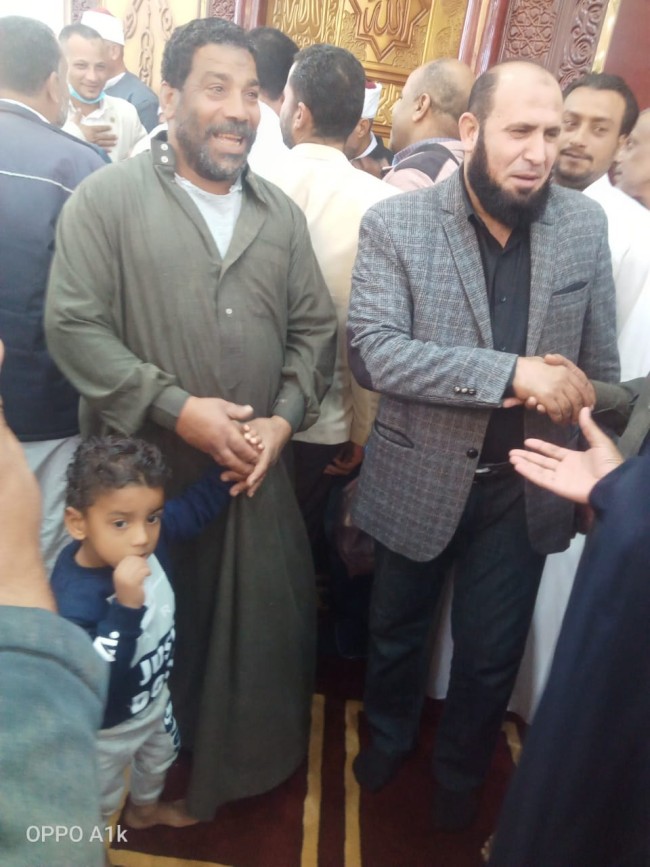 جانب من مشاركة النائب خالد أبوخطيب في افتتاح المسجد