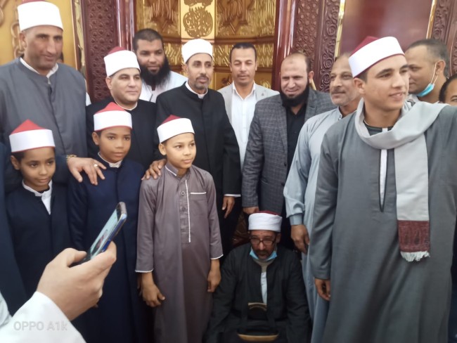 جانب من مشاركة النائب خالد أبوخطيب في افتتاح المسجد