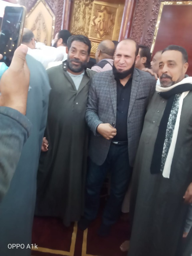 جانب من مشاركة النائب خالد أبوخطيب في افتتاح المسجد