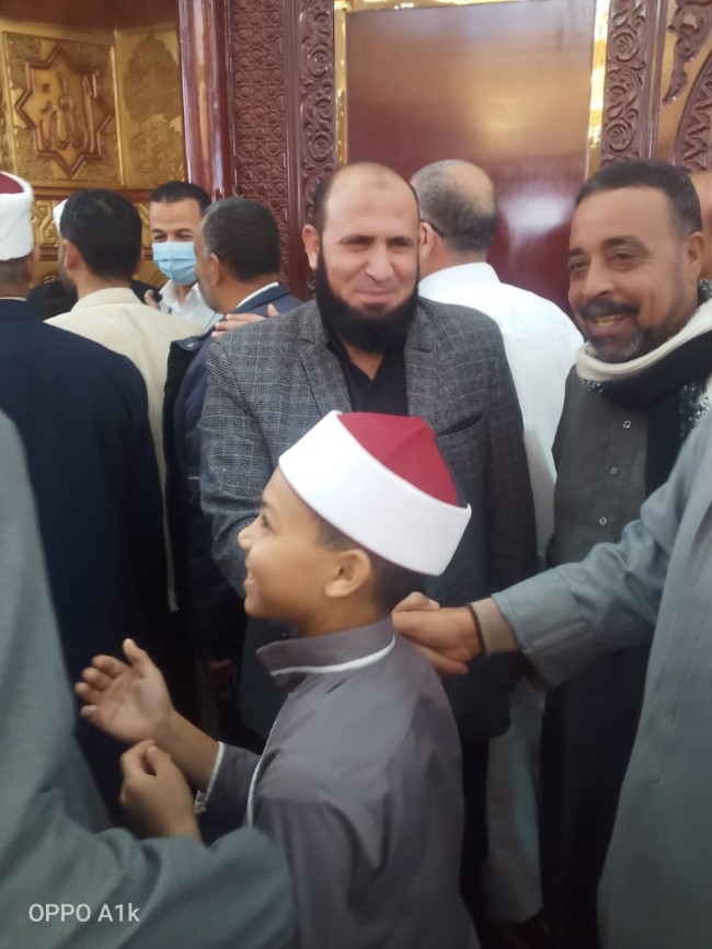 جانب من مشاركة النائب خالد أبوخطيب في افتتاح المسجد