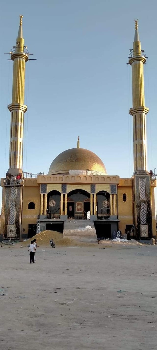 جانب من مشاركة النائب خالد أبوخطيب في افتتاح المسجد