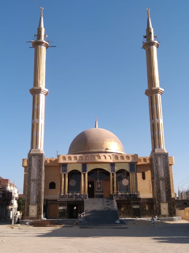 جانب من مشاركة النائب خالد أبوخطيب في افتتاح المسجد