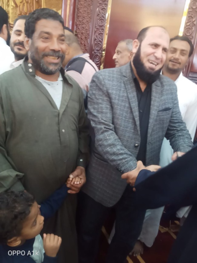 جانب من مشاركة النائب خالد أبوخطيب في افتتاح المسجد