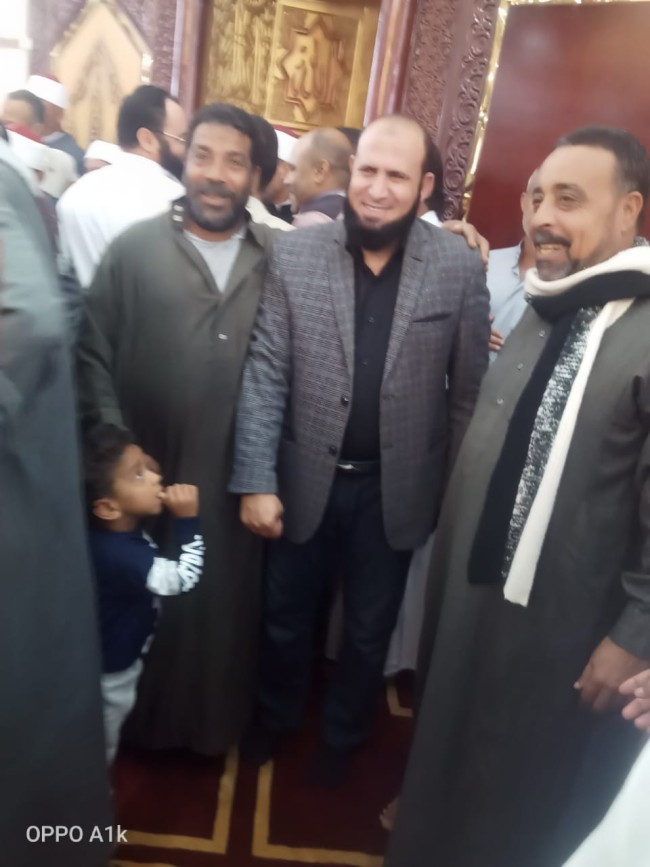 جانب من مشاركة النائب خالد أبوخطيب في افتتاح المسجد