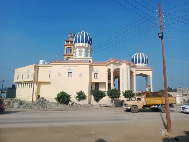 جانب من افتتاح النائب أحمد حمدي للمسجد
