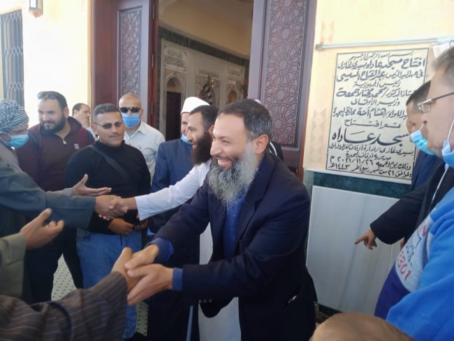 جانب من افتتاح النائب أحمد حمدي للمسجد