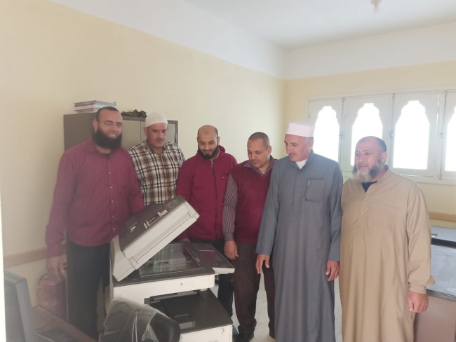 جانب من زيارة النائب أحمد حمدي للمعهد