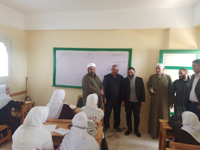 جانب من زيارة النائب أحمد حمدي للمعهد