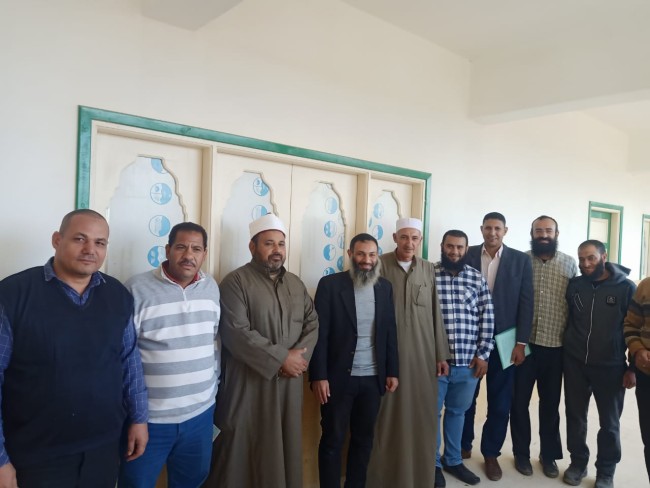 جانب من زيارة النائب أحمد حمدي للمعهد