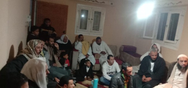 جانب من لقاء النائب أحمد العرجاوي بالأهالي