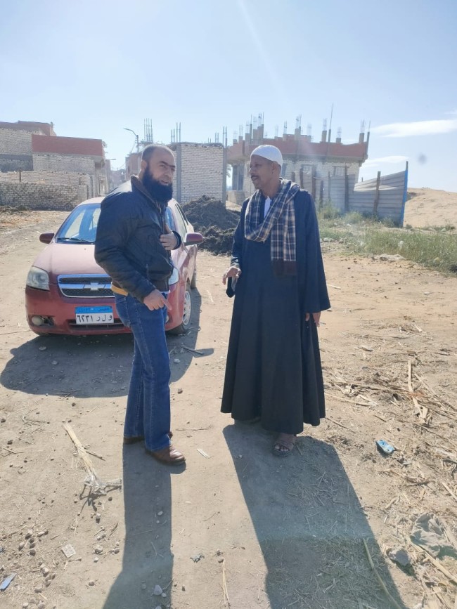 النائب عبدالحكيم مسعود يلتقي أهالي قرية الحمام