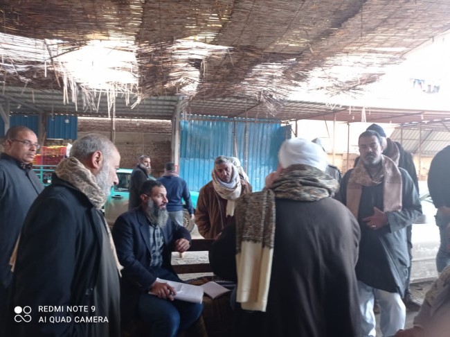 النائب أحمد حمدي يلتقي بتجار الوكالة