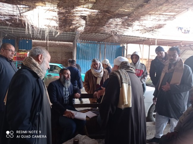 النائب أحمد حمدي يلتقي بتجار الوكالة