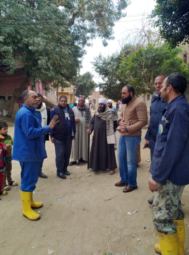 النائب عبدالحكيم مسعود يتابع المشكلة على أرض الواقع
