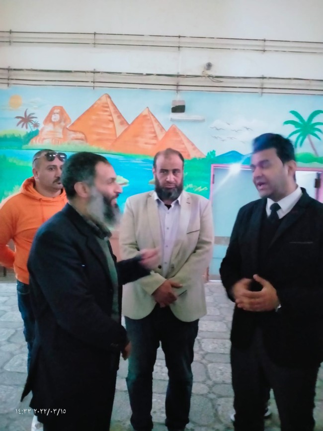 جانب من زيارة النائب أحمد حمدي خطاب للمستشفى
