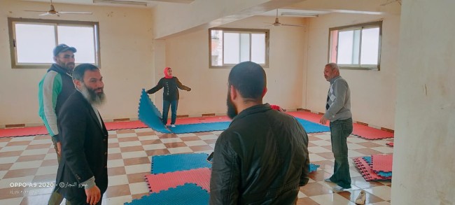 النائب أحمد حمدي خطاب في زيارة لمركز شباب العكريشة