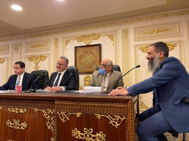 النائب أحمد حمدي خطاب أثناء مناقشة الاقتراح