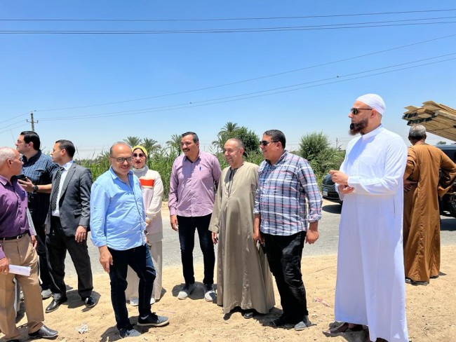 حزب النور - جانب من المعاينة بحضور النائب عبدالمنعم عبدالعليم