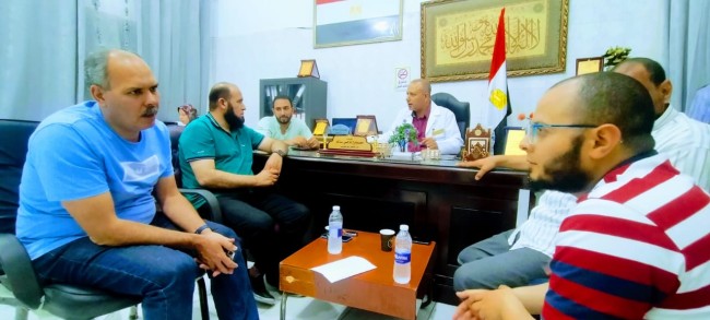 حزب النور - جانب من جولة النائب خالد أبوخطيب
