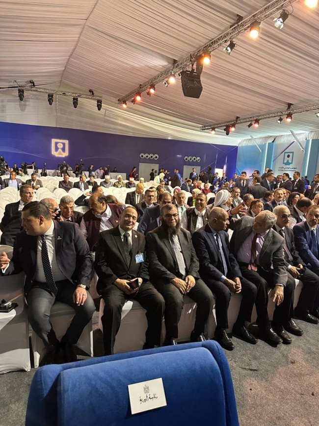 وفد حزب النور يشارك بالمؤتمر الوطني للشباب بحضور رئيس الجمهورية