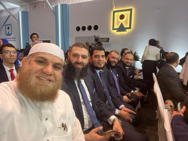 وفد حزب النور يشارك بالمؤتمر الوطني للشباب بحضور رئيس الجمهورية
