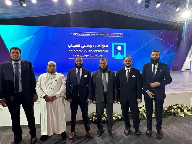 وفد حزب النور يشارك بالمؤتمر الوطني للشباب بحضور رئيس الجمهورية