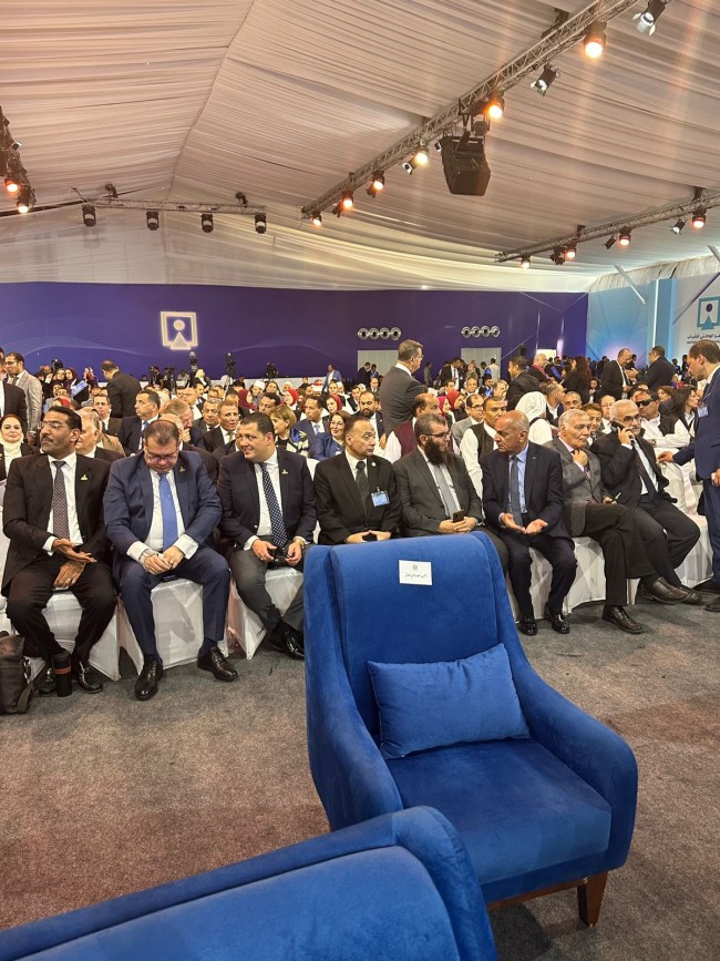 وفد حزب النور يشارك بالمؤتمر الوطني للشباب بحضور رئيس الجمهورية