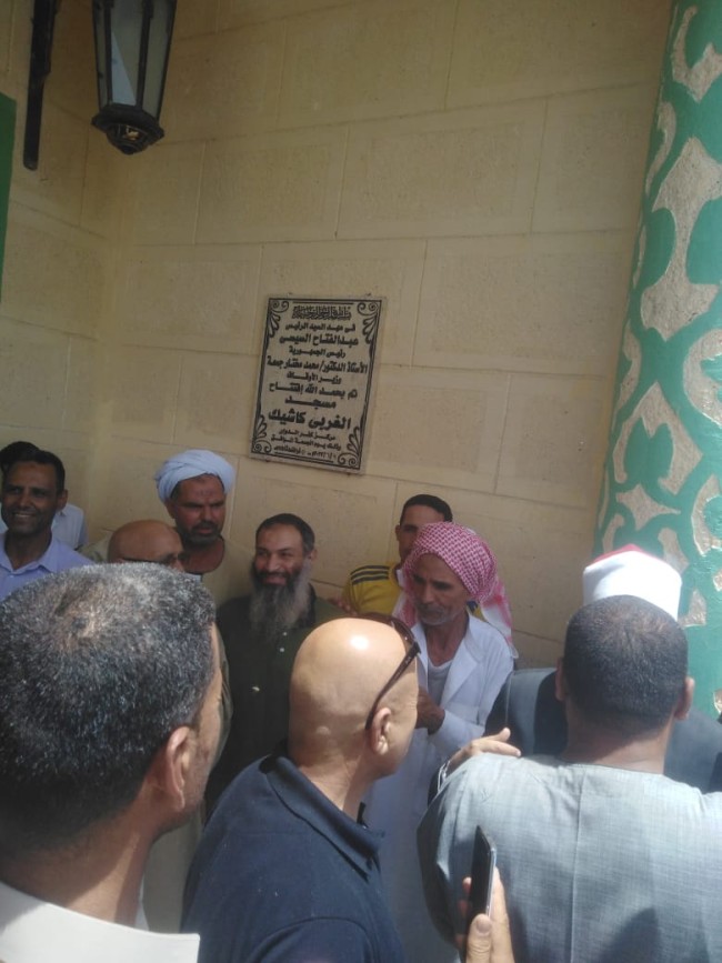 مشاركة النائب أحمد حمدي الأهالي في افتتاح المسجد