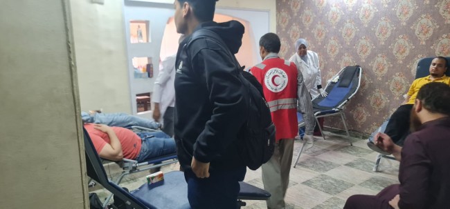 "النور" بالقاهرة يشارك في حملة جسد واحد للتبرع بالدم لصالح الشعب الفلسطيني