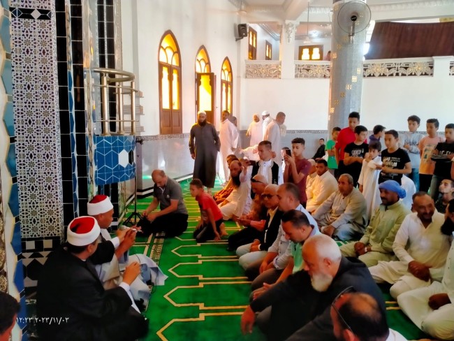 جانب من افتتاح المسجد