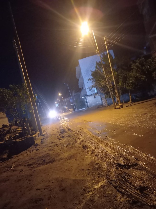 الطريق بعد إصلاح مشكلة الإنارة