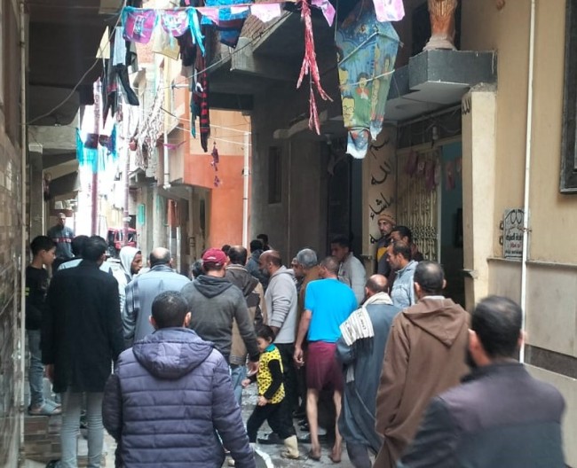 جانب من المعاينة