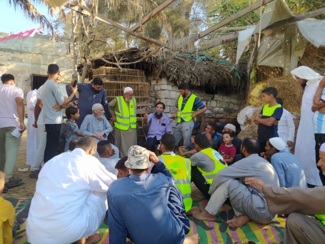 جانب من قافلة الإرشاد الزراعي لحزب النور بمركز كفر الدوار