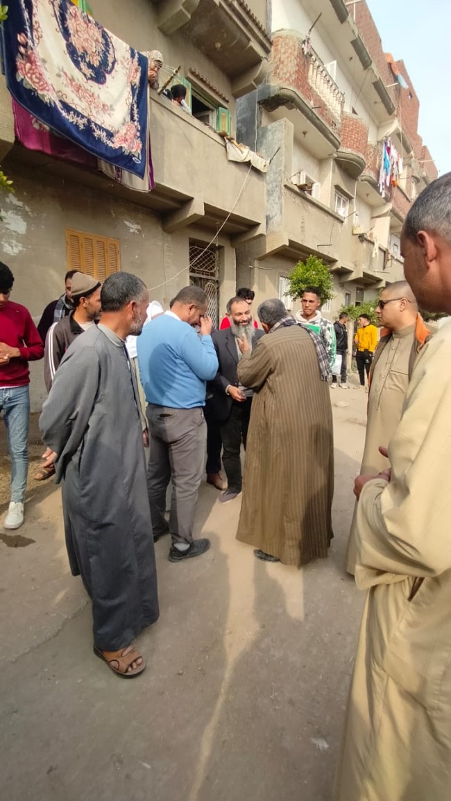 جانب من متابعة النائب أحمد حمدي