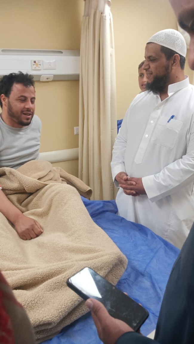 جانب من القافلة الطبية