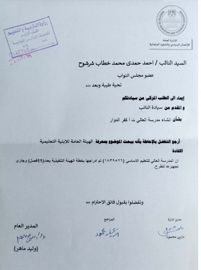 الدكتور أحمد حمدي خطاب، عضو مجلس النواب