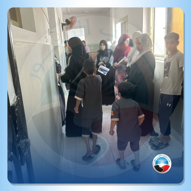 جانب من القافلة الطبية