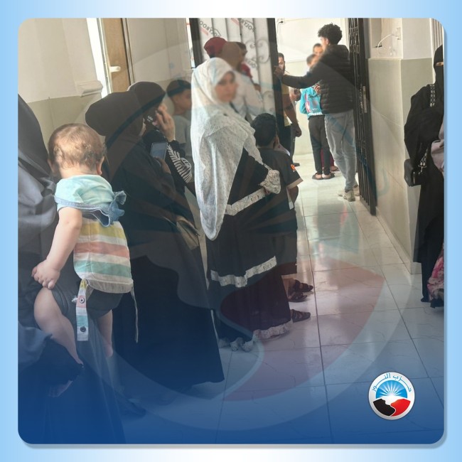 جانب من القافلة الطبية