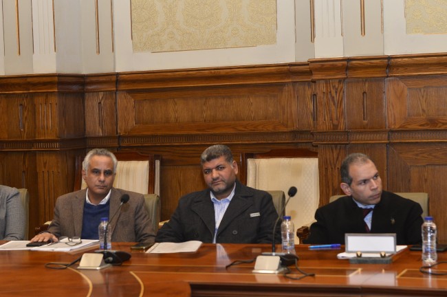 النائب محمود تركي أثناء مناقشة الدراسة